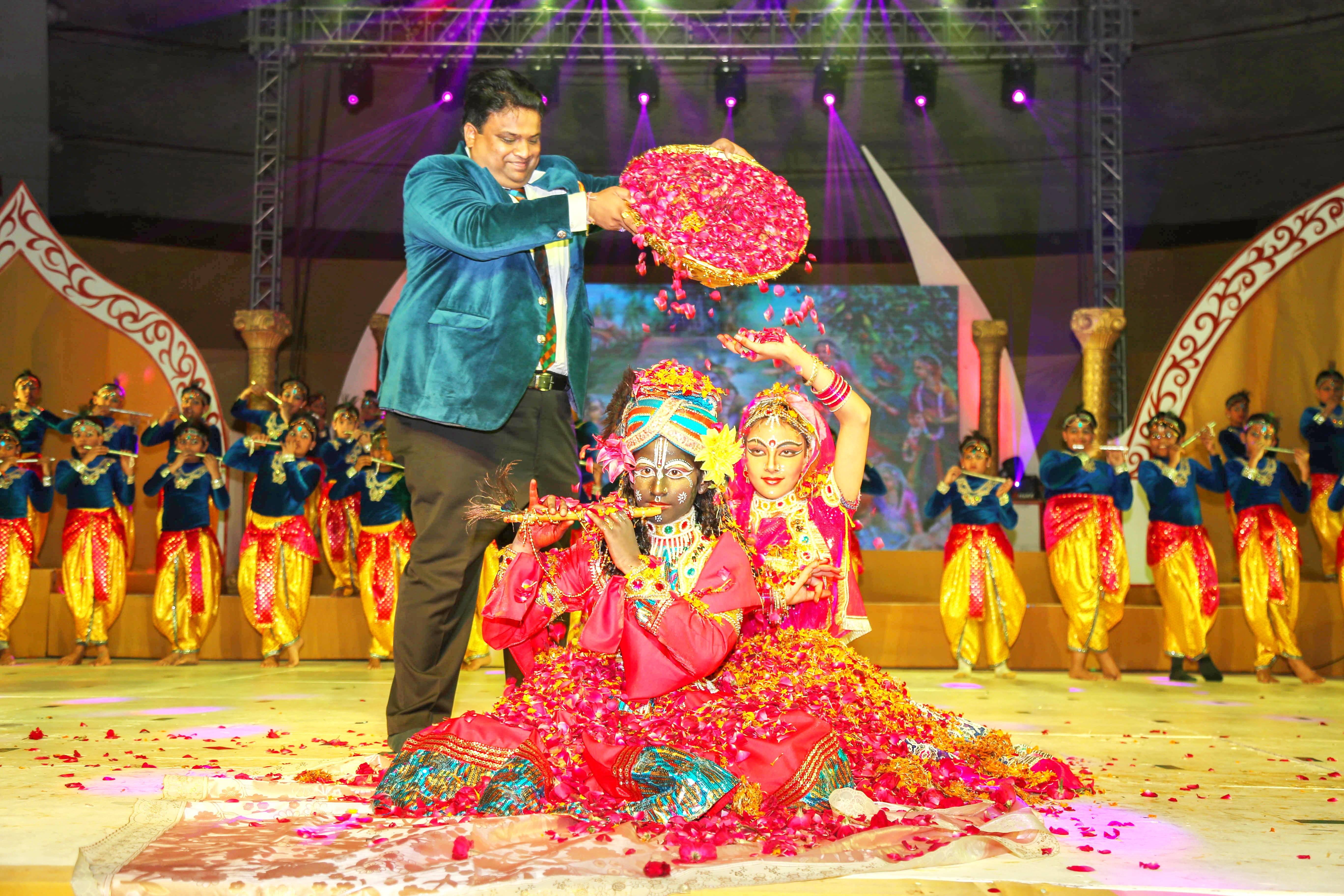 Radha Krishan Dance Performance Radha Krishan Dance Performance Richmondd Global Schol Delhi